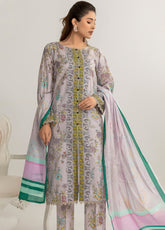 Zohra By Motifz Printed Lawn 3 Piece Unstitched Suit MT24Z D-05